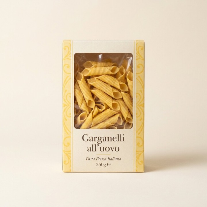 Garganelli all'uovo, astuccio 250 g