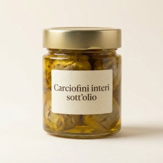 Carciofini interi sott'olio, vaso 280 g