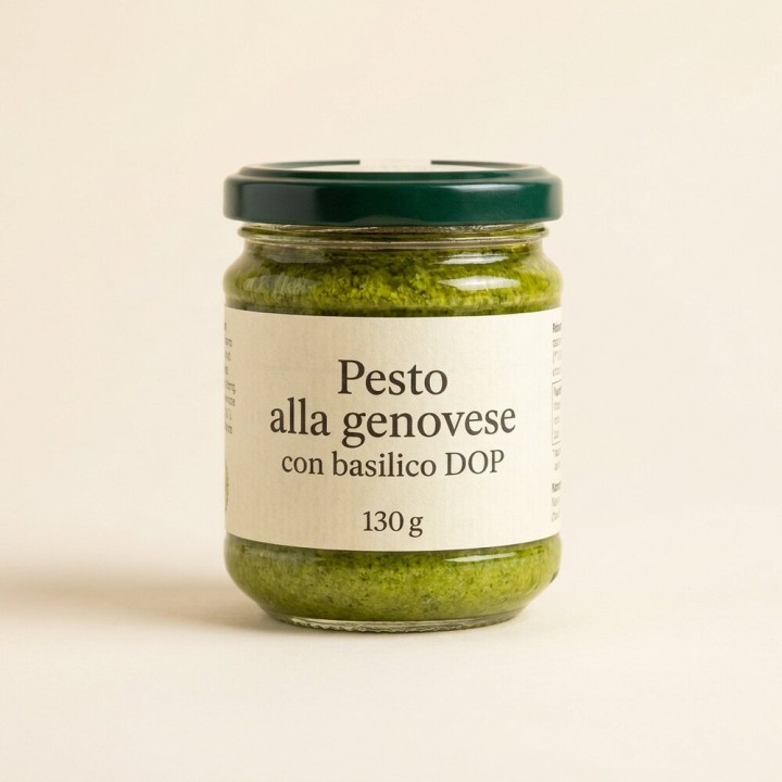 Pesto alla genovese con basilico DOP, vasetto 180 g