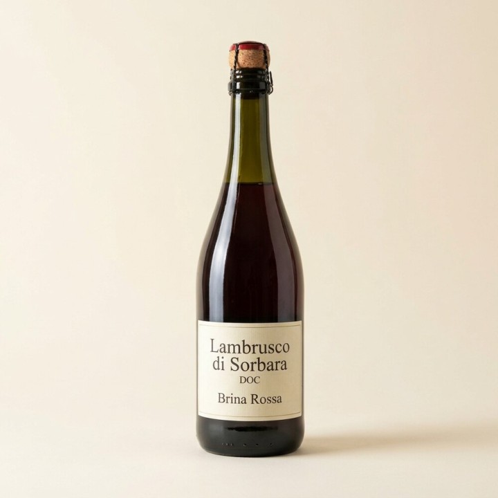 Lambrusco di Sorbara DOC «Brina Rossa», bottiglia 0,75 l