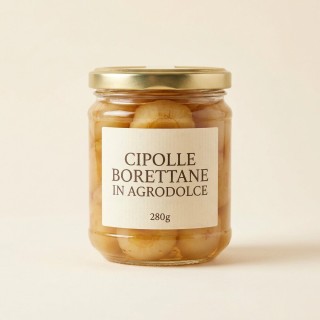 Cipolline borettane in agrodolce, vaso 280 g