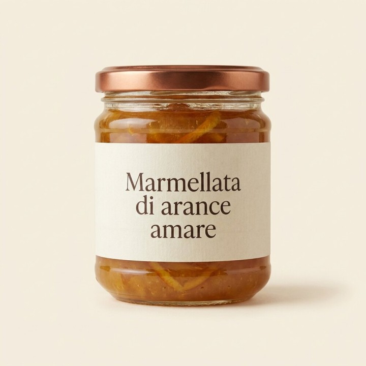 Marmellata di arance amare, vasetto 340 g