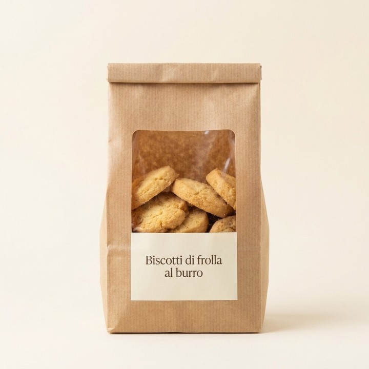 Biscotti di frolla al burro, sacchetto 250 g