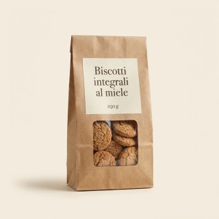 Biscotti integrali al miele, scatola 500 g