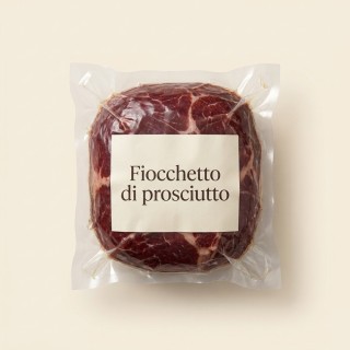 Fiocchetto di prosciutto, trancio 500 g sottovuoto