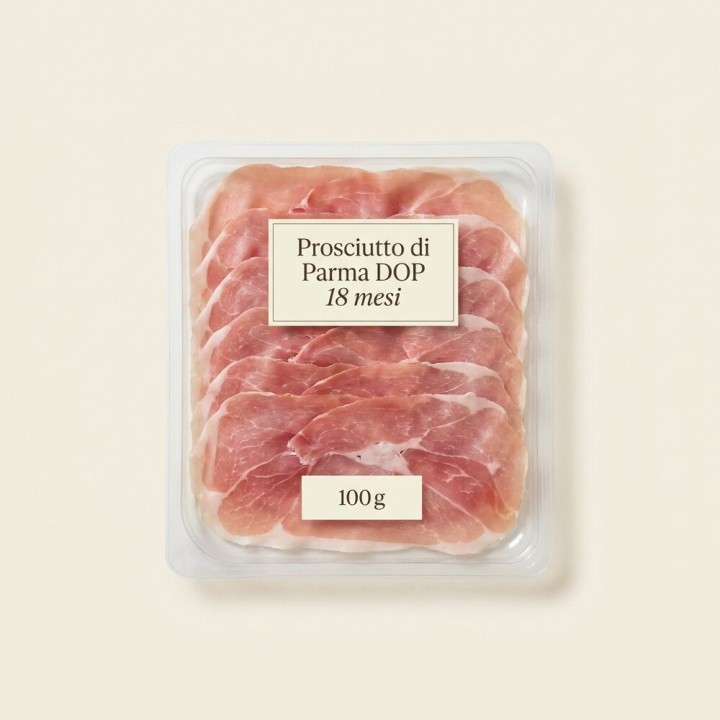 Prosciutto di Parma DOP 18 mesi, trancio 1 kg sottovuoto
