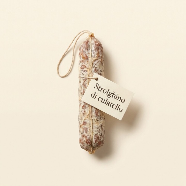 Strolghino di culatello, intero 250 g