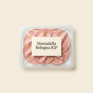 Mortadella Bologna IGP, affettato 100 g in vaschetta