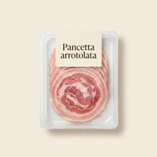 Pancetta arrotolata, trancio 1 kg sottovuoto