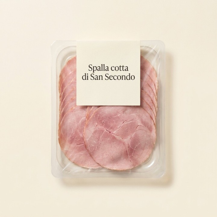 Spalla cotta di San Secondo, trancio 1 kg sottovuoto