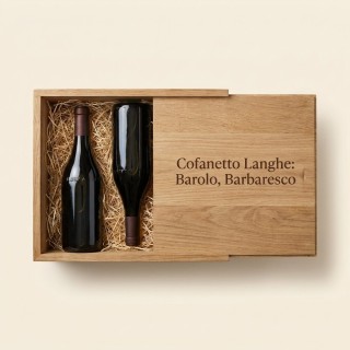 Cofanetto «Langhe»: Barolo, Barbaresco e Nebbiolo 0,75 l, confezione regalo