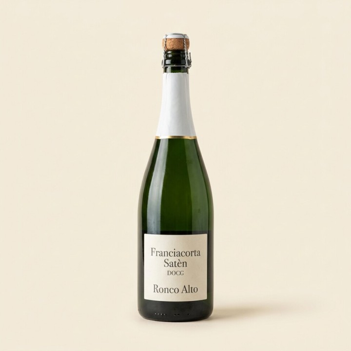 Franciacorta DOCG Satèn «Ronco Alto», bottiglia 0,75 l