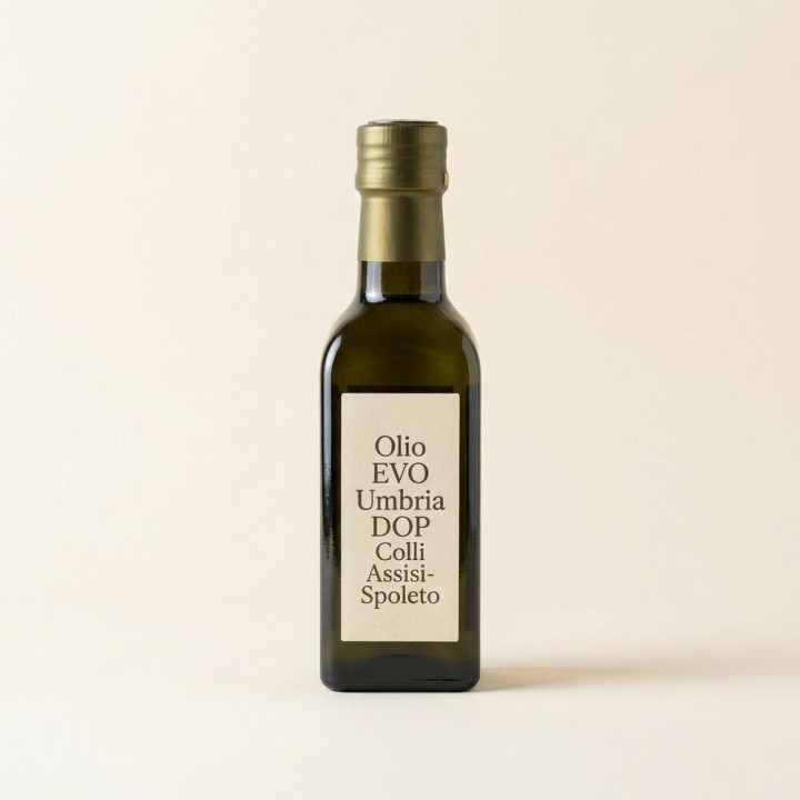 Olio extravergine di oliva Umbria DOP Colli Assisi-Spoleto, bottiglia 0,5 l