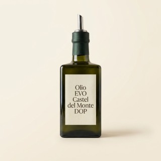 Olio extravergine di oliva Terra di Bari DOP Castel del Monte, bottiglia 1 l