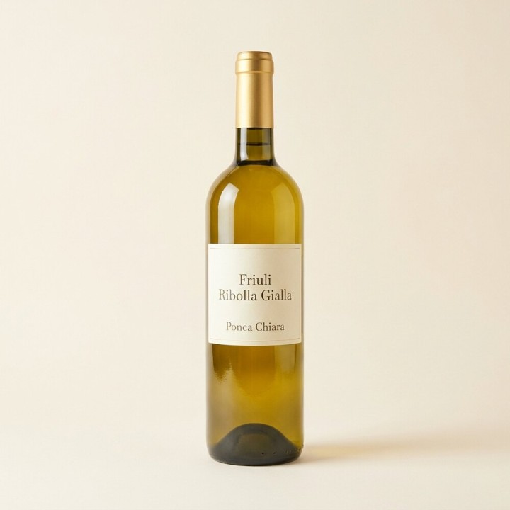 Friuli Ribolla Gialla DOC «Ponca Chiara», bottiglia 0,75 l