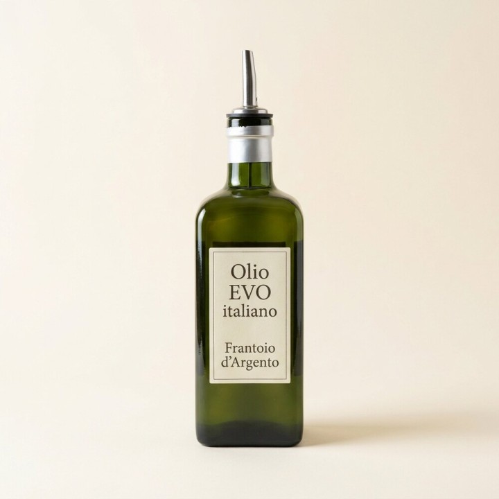 Olio extravergine di oliva 100% italiano «Frantoio d'Argento», bottiglia 1 l